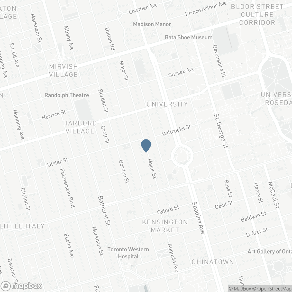 REAR - 105 MAJOR STREET, Toronto, Ontario M5S 2K9